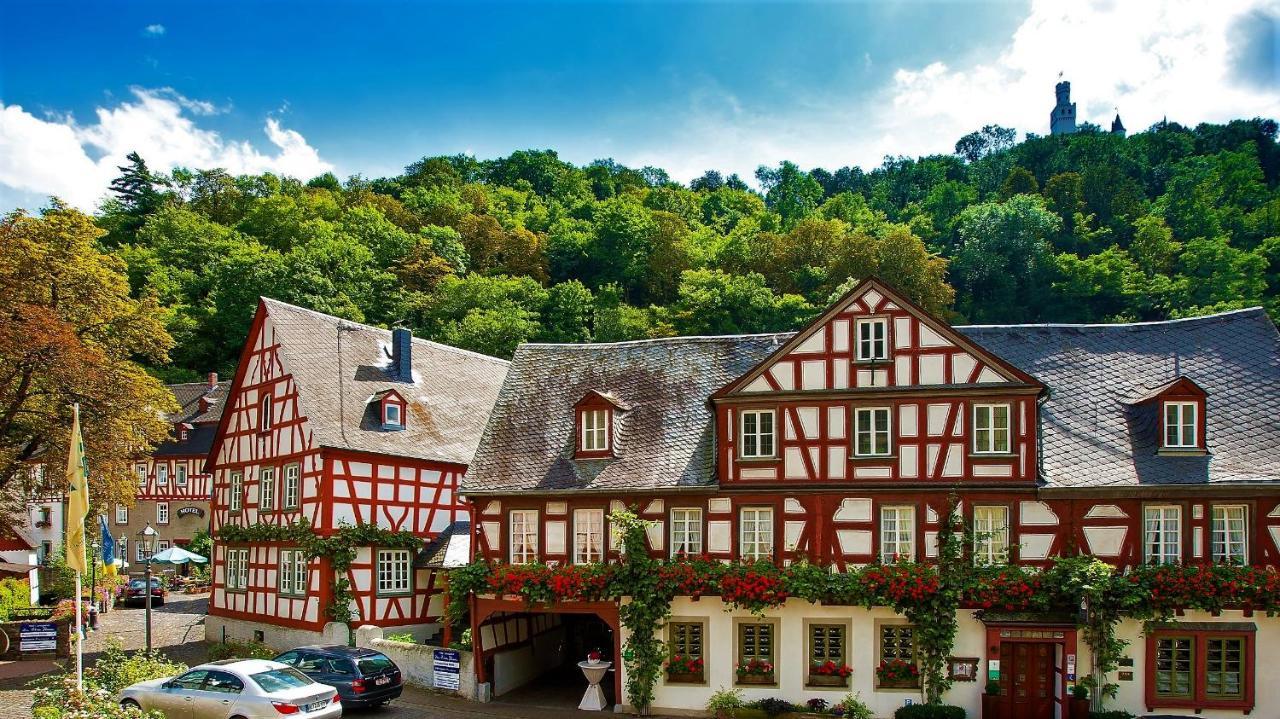 Landgasthof Zum Weissen Schwanen Braubach Exteriör bild